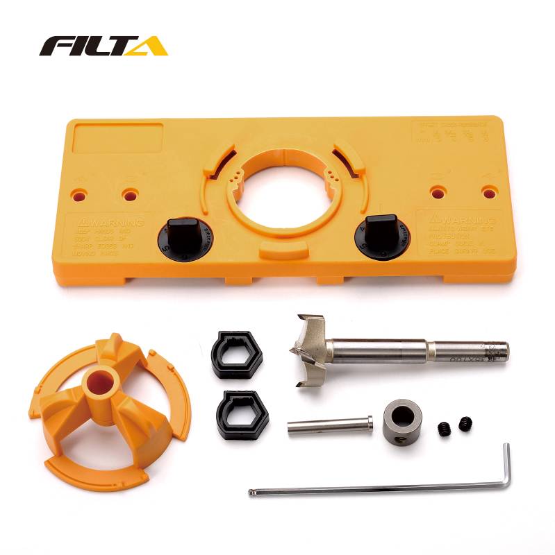 Furniture Woodworking Carpenter Tool 35mm/26mm Concealed Cabinet Hinge Cup Guide Template Drilling Hole Opener Jig Tool